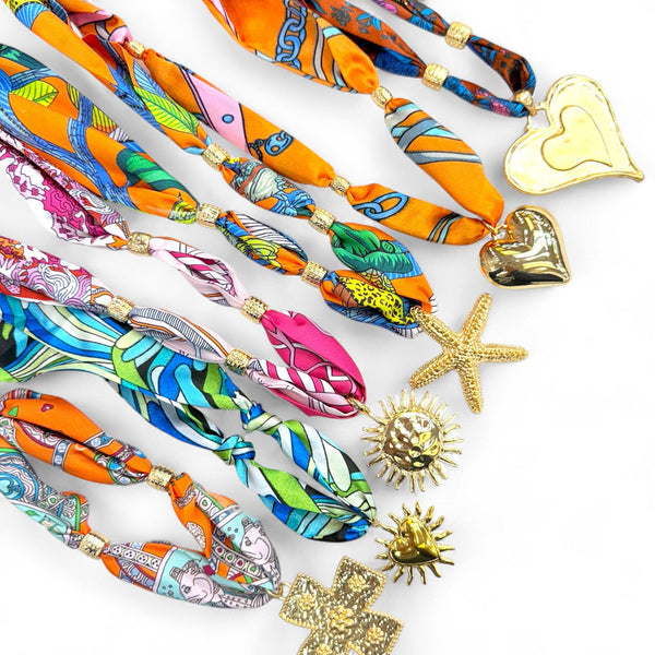 Pendant Scarf Necklaces