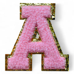 Pink Varsity Letters