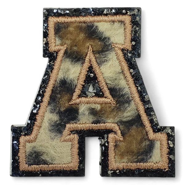 Animal Print Varsity Letters