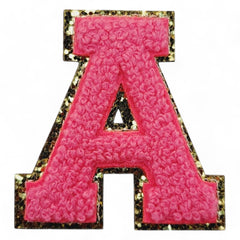 Hot Pink Varsity Letters