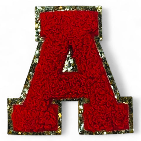 Red Varsity Letters