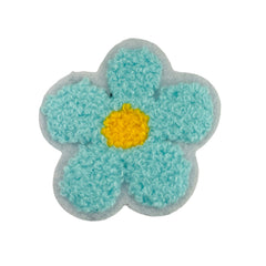 Flower Furry Iron on Patches