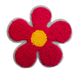 Flower Furry Iron on Patches