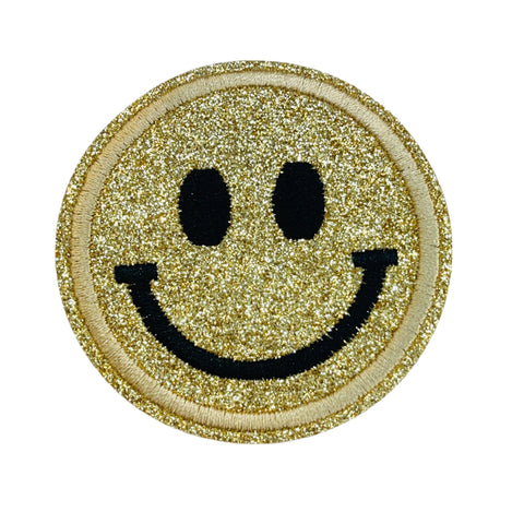 Happy Face Iron on Patches