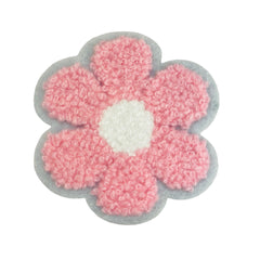 Flower Furry Iron on Patches