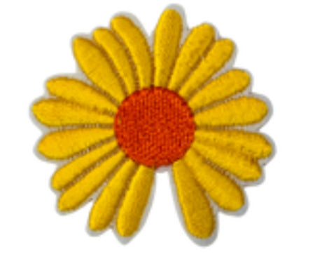 Daisy Flower Iron on Patches