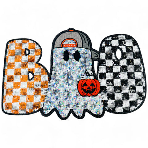 BOO Iron On Patch