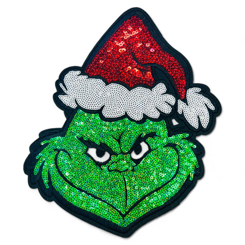 Xmas Hat Iron On Patch