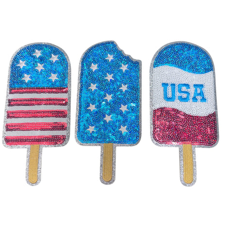 Popsicle Iron On Patch
