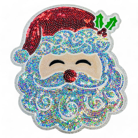 Santa Iron On Patch