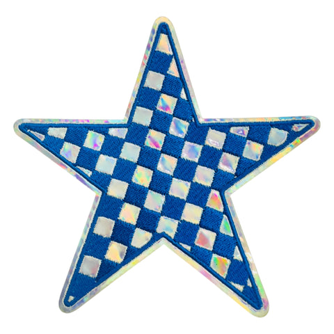 Checkered Iron On Patches