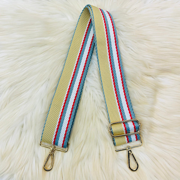 Multi Stripe Straps - Beige