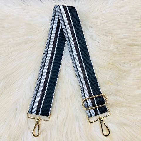 Multi Stripe Straps - Black