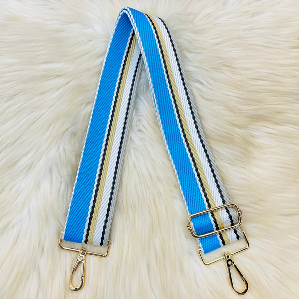 Multi Stripe Straps - Blue