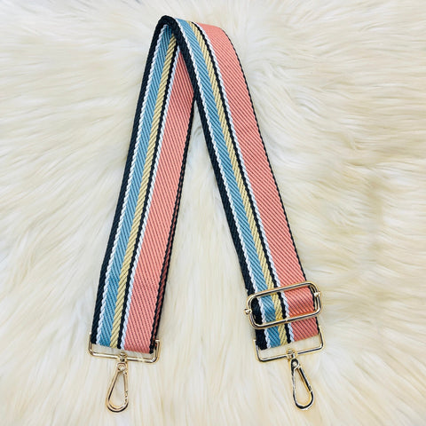 Multi Stripe Straps - Coral