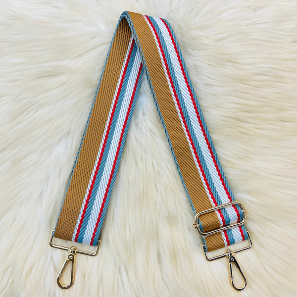 Multi Stripe Straps - Brown