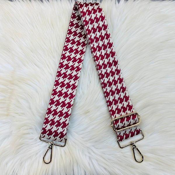 Houndstooth Style Straps - Red