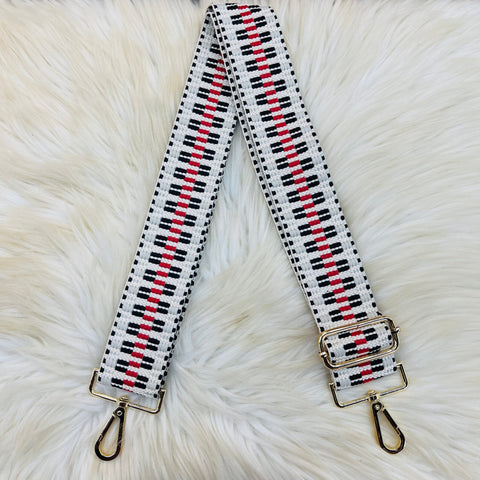 Slip Stitch Straps - Red