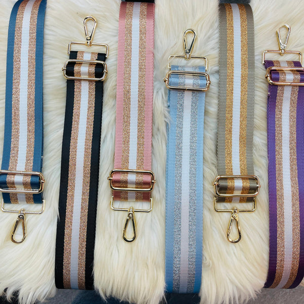 Glitter Stripe Straps