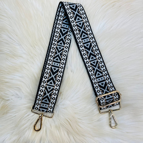 Triangle Pattern Straps - Black