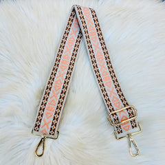 Triangle Pattern Straps - Coral