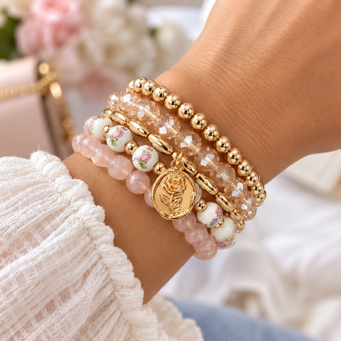 Luxe Layer Stack Bracelet Set