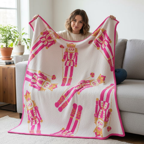 Nutcracker Throw Blanket