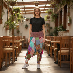 Boho Patchwork Harem Pants