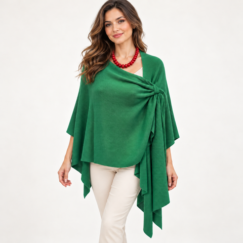 Graceful Drape Knit Wrap
