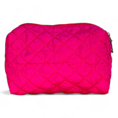 Quilted Nylon Cosmetic Bags