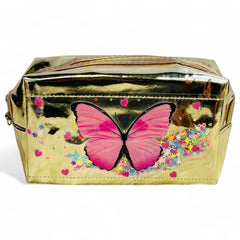 Butterfly Print Cosmetic Bag