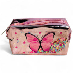 Butterfly Print Cosmetic Bag