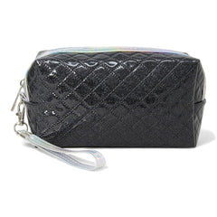 Quilted Glossy Cosmetic Bags