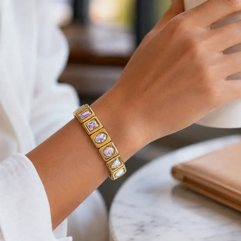 Jewel Mosaic Stretch Bracelet