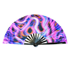 Printed Folding Line Dance Hand Fan