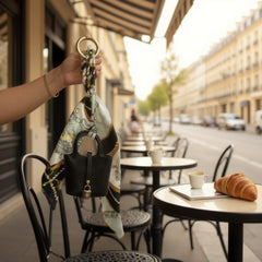 Mini Scarf Bucket Bag Charm