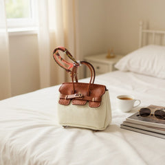 Mini Two-Tone Accessories Bag