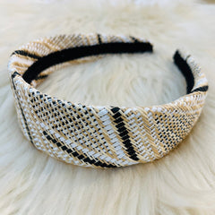 Raffia Headbands - Black