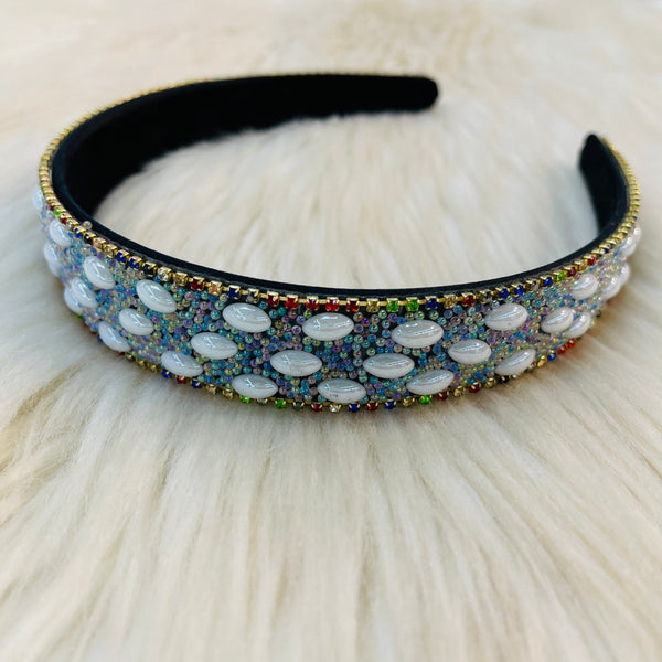 Springy Headbands - White