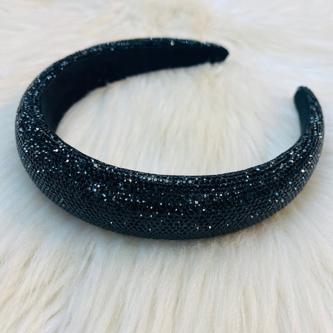 Glitter Headbands - Black