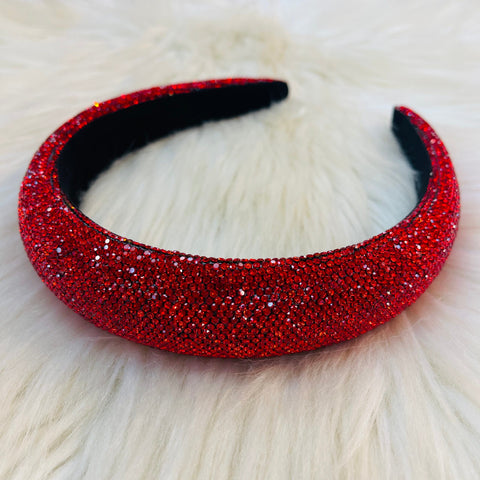 Glitter Headbands - Red