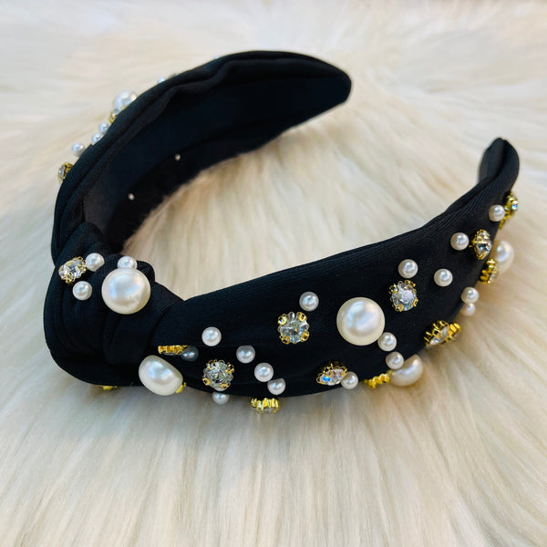 Pearl Rhinestone Headbands