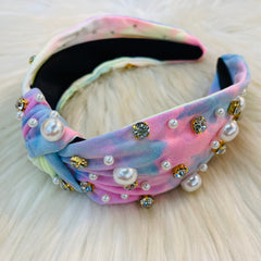 Pearl Rhinestone Headbands