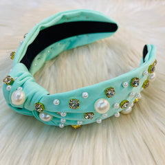 Pearl Rhinestone Headbands