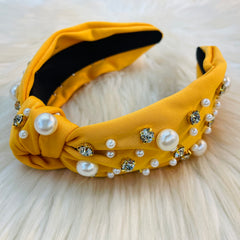 Pearl Rhinestone Headbands