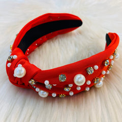 Pearl Rhinestone Headbands