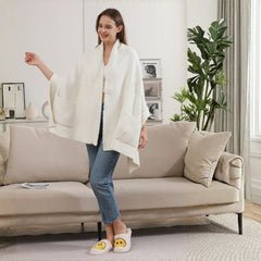 Solid Color Shawl W/ Pockets