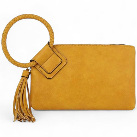 Vegan Leather Wristlet