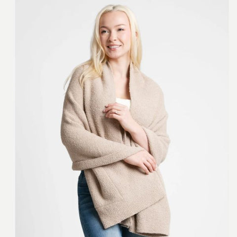 Soft Open Shawl Cardigan W/ Pockets