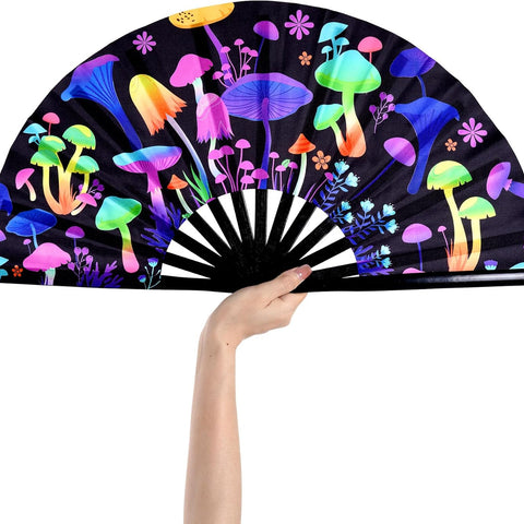 Printed Folding Line Dance Hand Fan